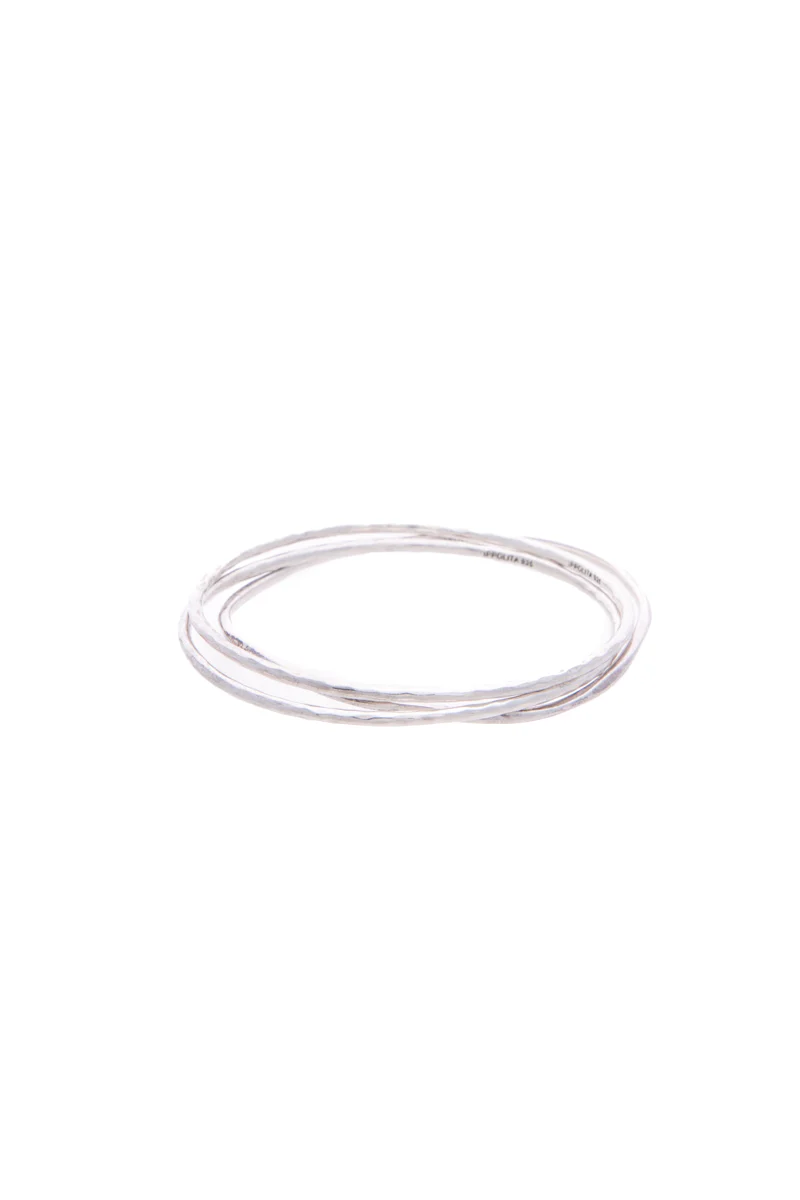 Hammered Bangle Set (3) - Image 3