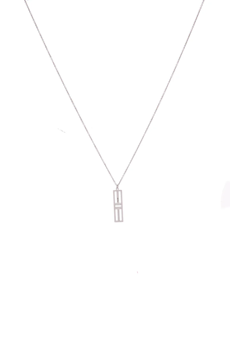 T Two Pendant Necklace - Image 3