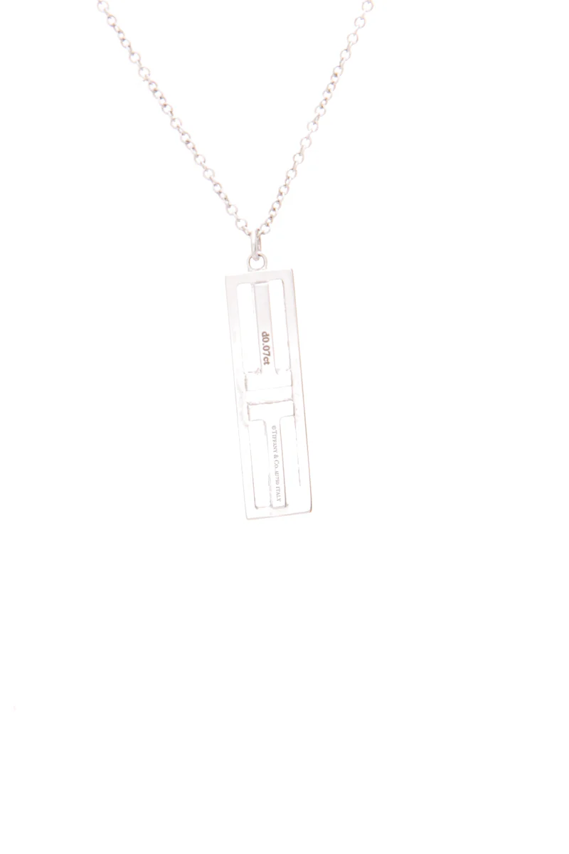 T Two Pendant Necklace - Image 4