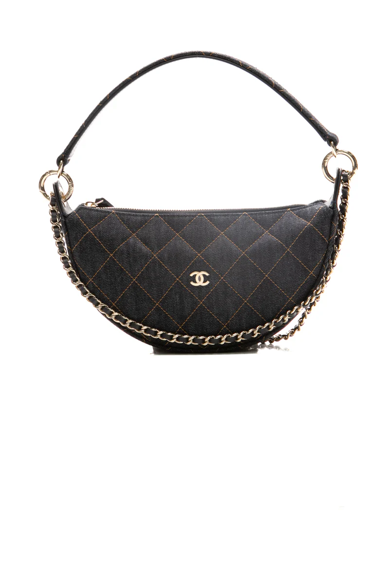 Clutch with Chain Bag
