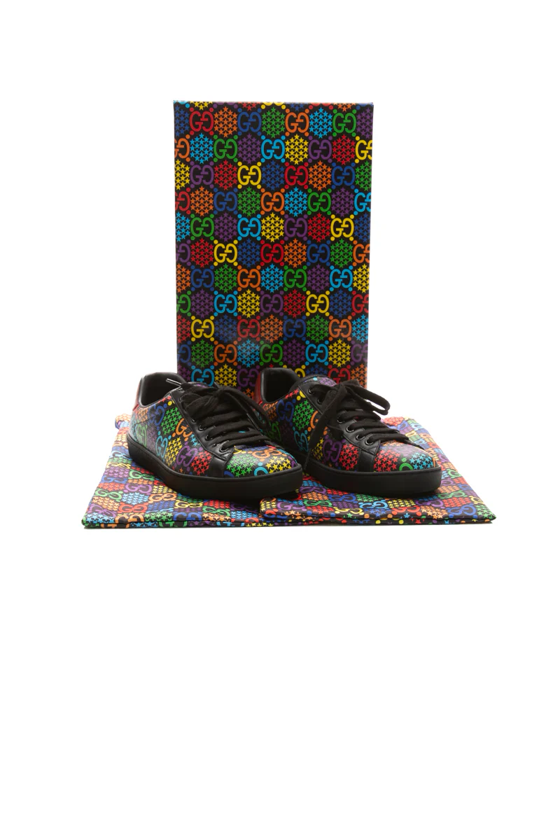 Men's GG Psychedelic Ace Sneakers - Size US 7 - Image 8