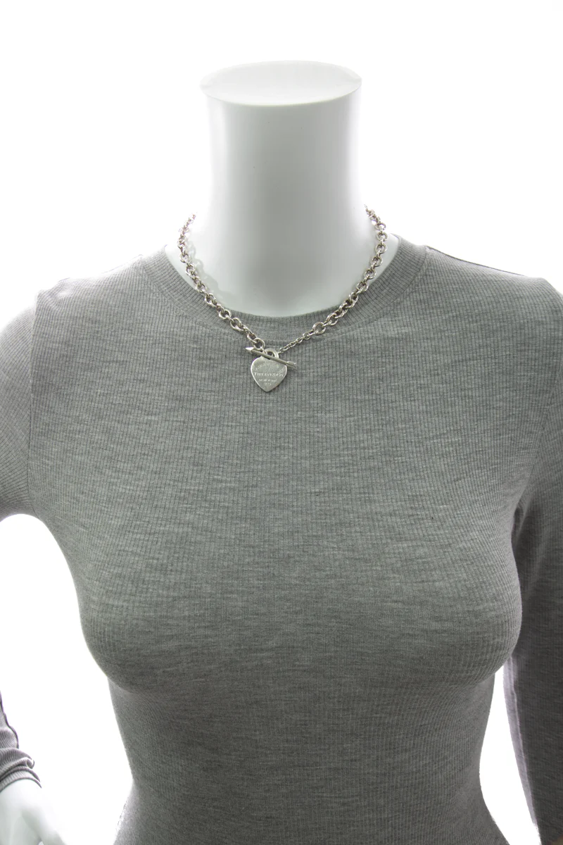 Medium Lovestruck Heart Tag Necklace - Image 2