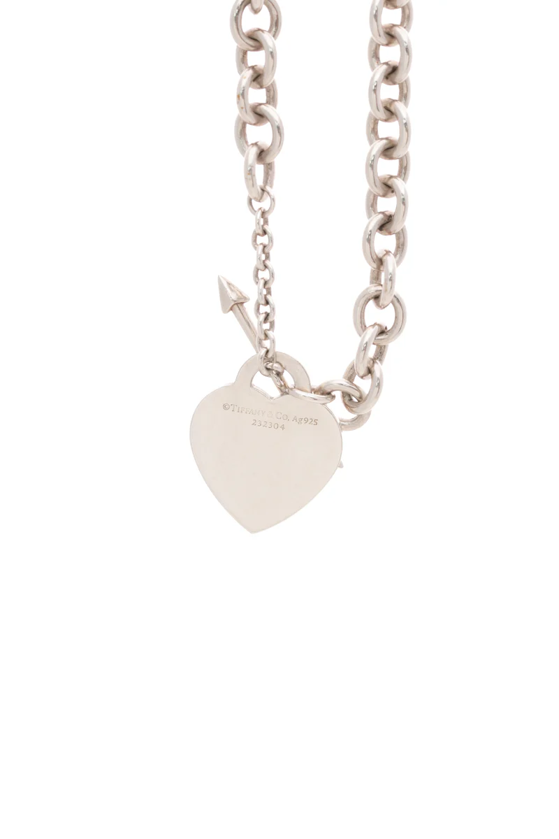Medium Lovestruck Heart Tag Necklace - Image 4