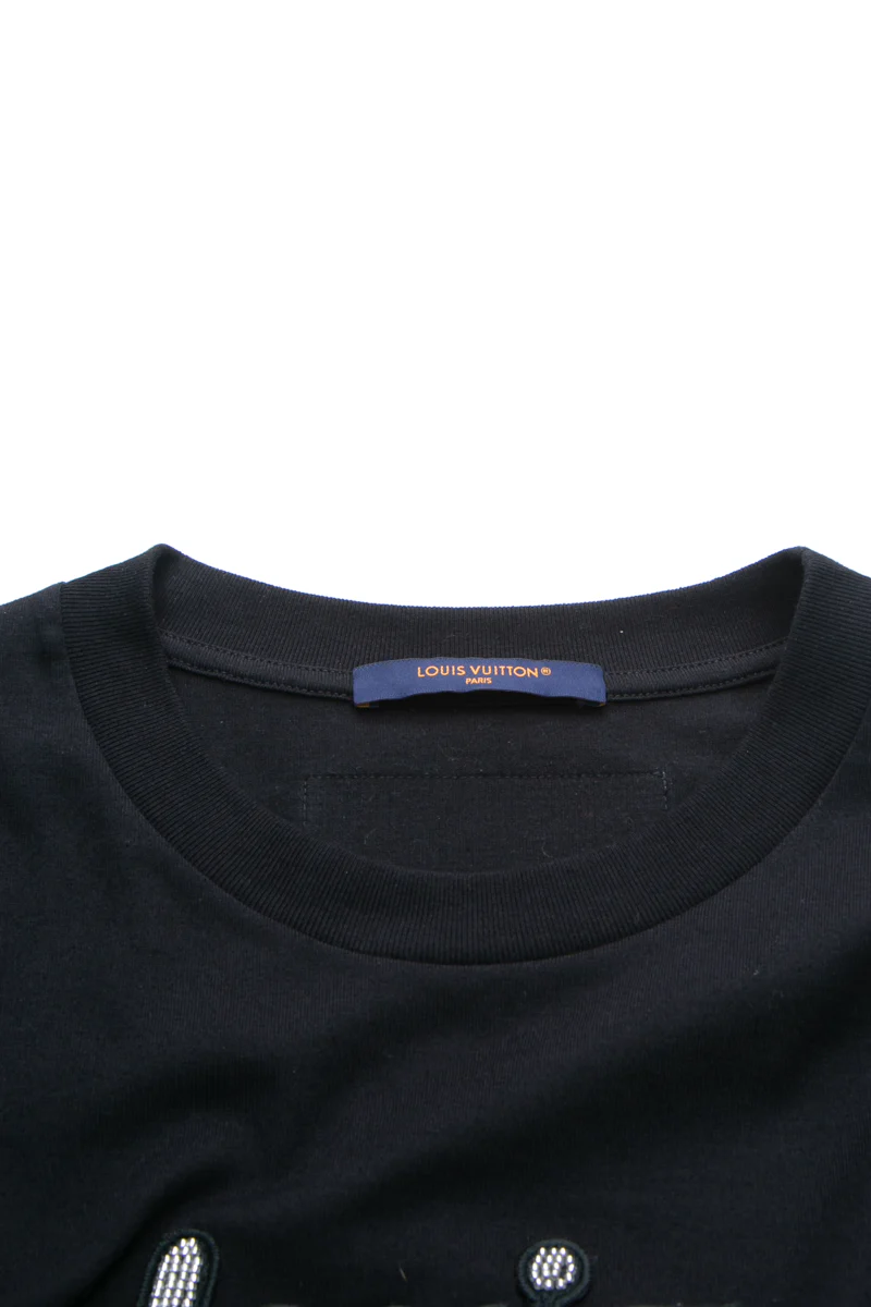 Beaded Logo T-Shirt - Size Large - Image 4