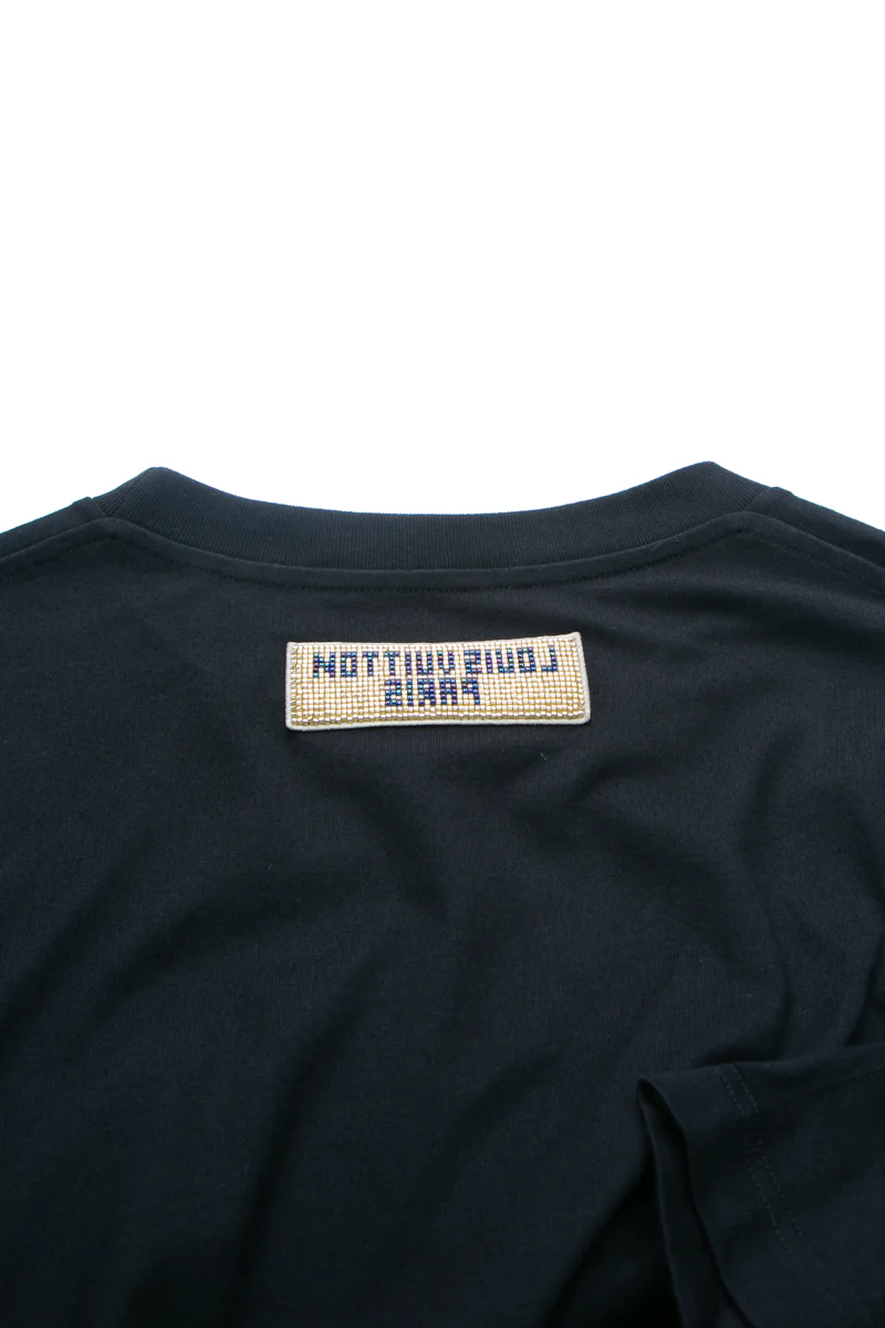 Beaded Logo T-Shirt - Size Large - Image 5