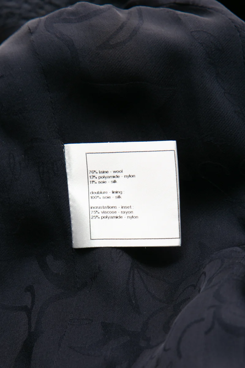 Single Breasted Tweed Jacket - Size 42 - Image 5