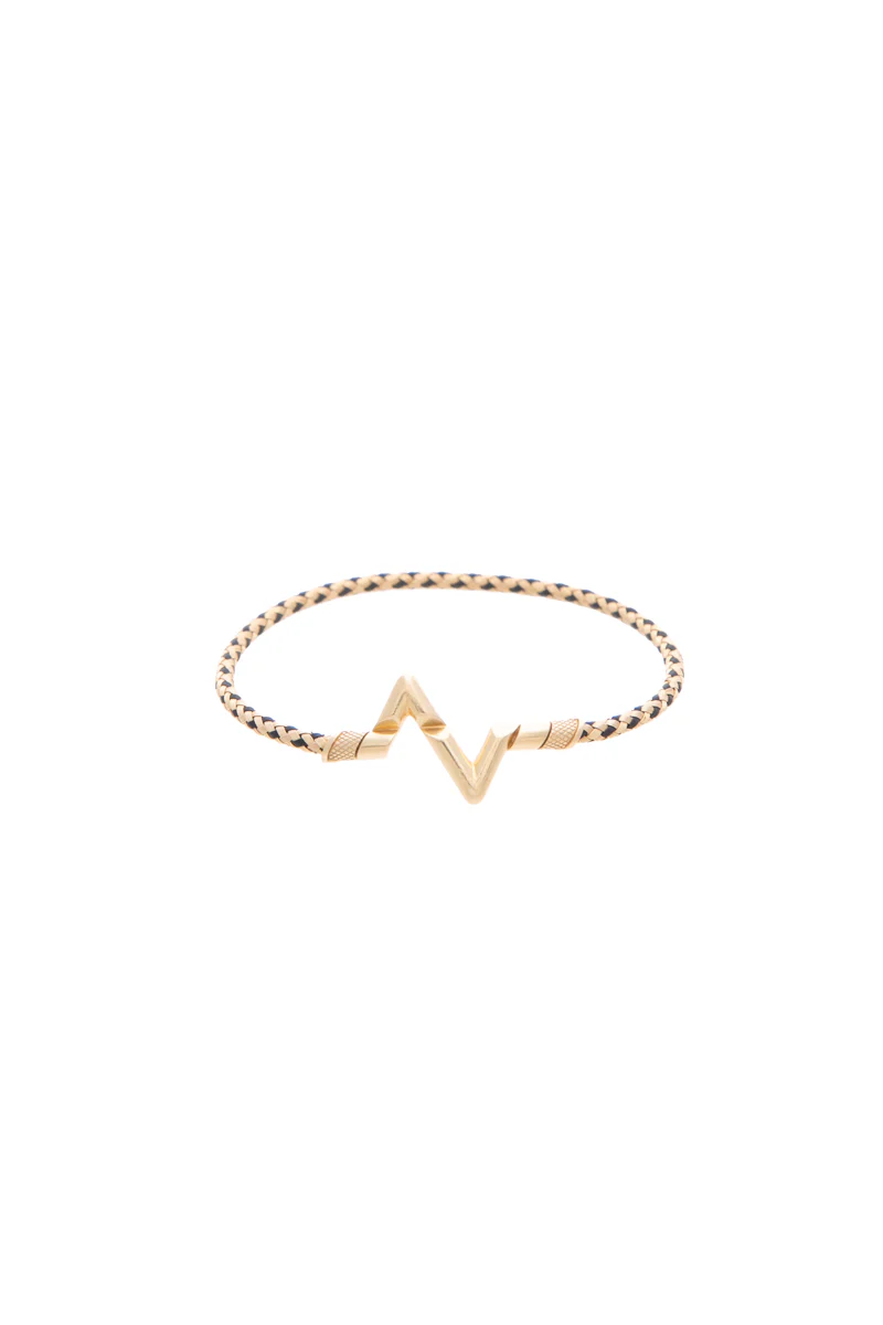 LV Volt Upside Down Play Small Cord Bracelet - Size Small