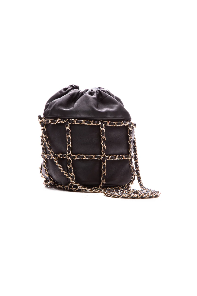 Chain Cage Bucket Bag - Image 4