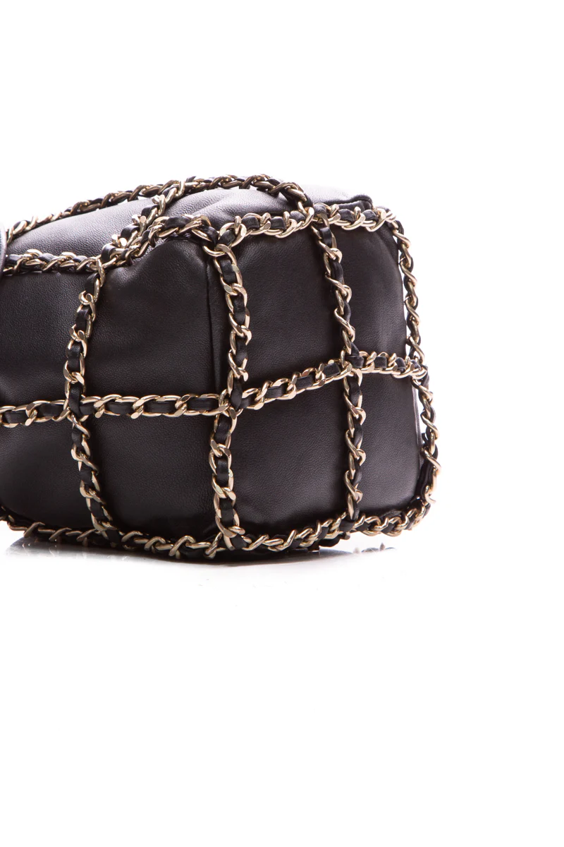 Chain Cage Bucket Bag - Image 5