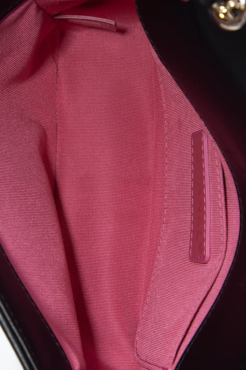 Giant Crystal CC Mini Flap Bag - Image 13