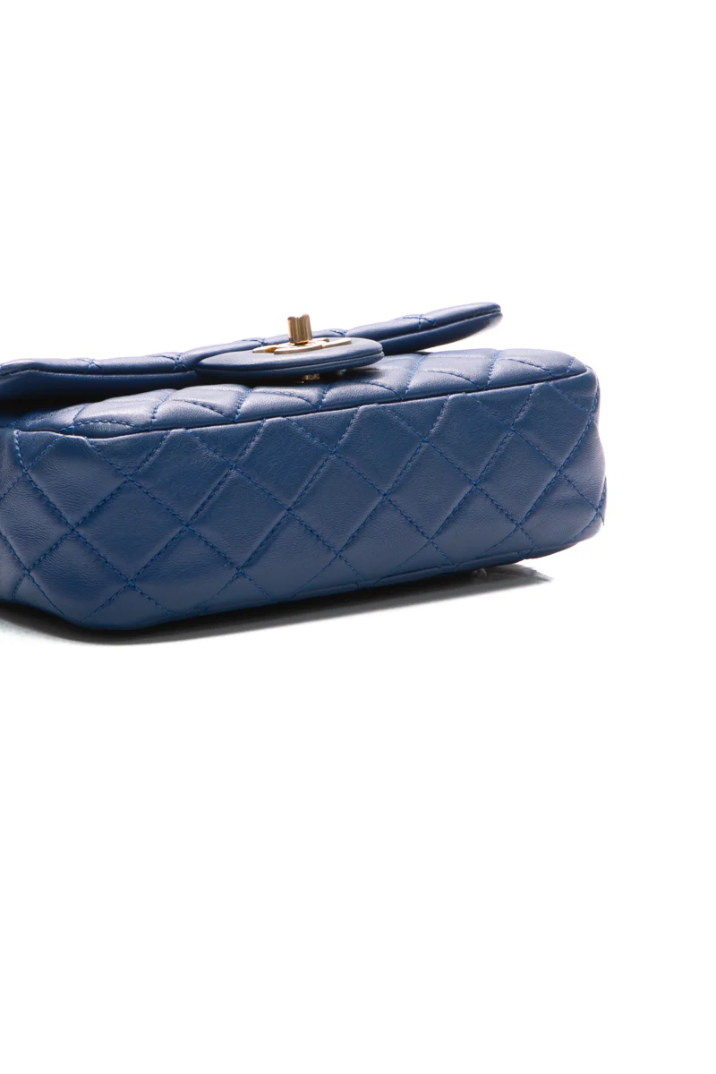 Mini Pearl Crush Rectangular Flap Bag - Image 5
