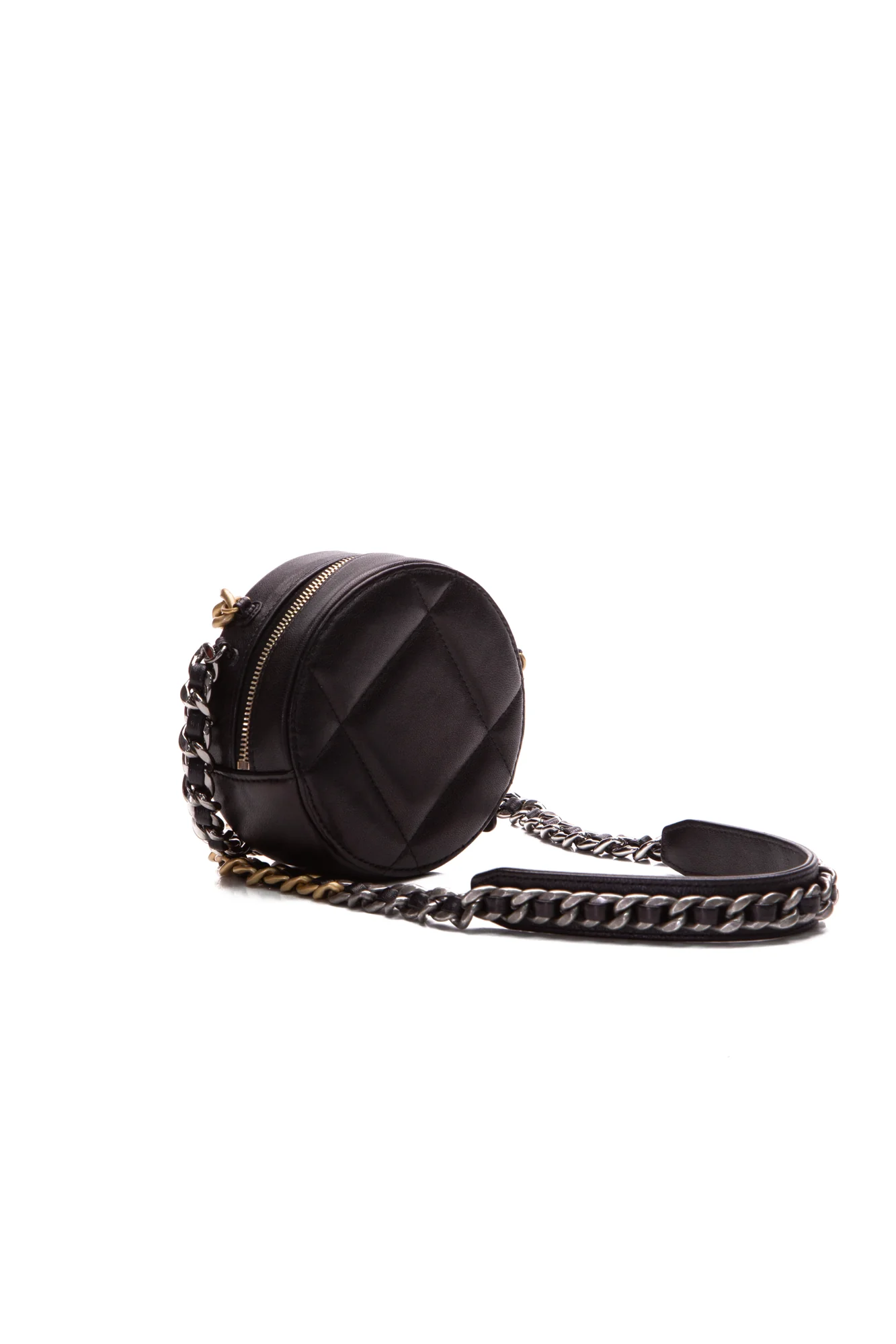 Chanel 19 Round Mini Chain Bag - Image 4