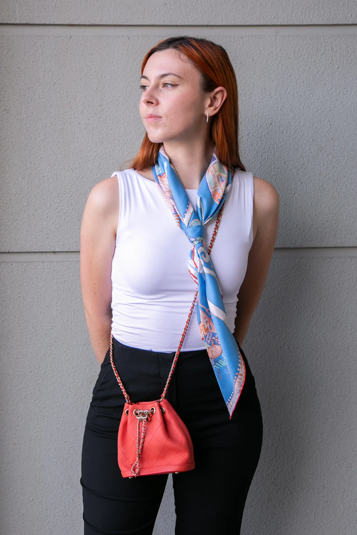 Mini Drawstring CC Bucket Bag - Image 2