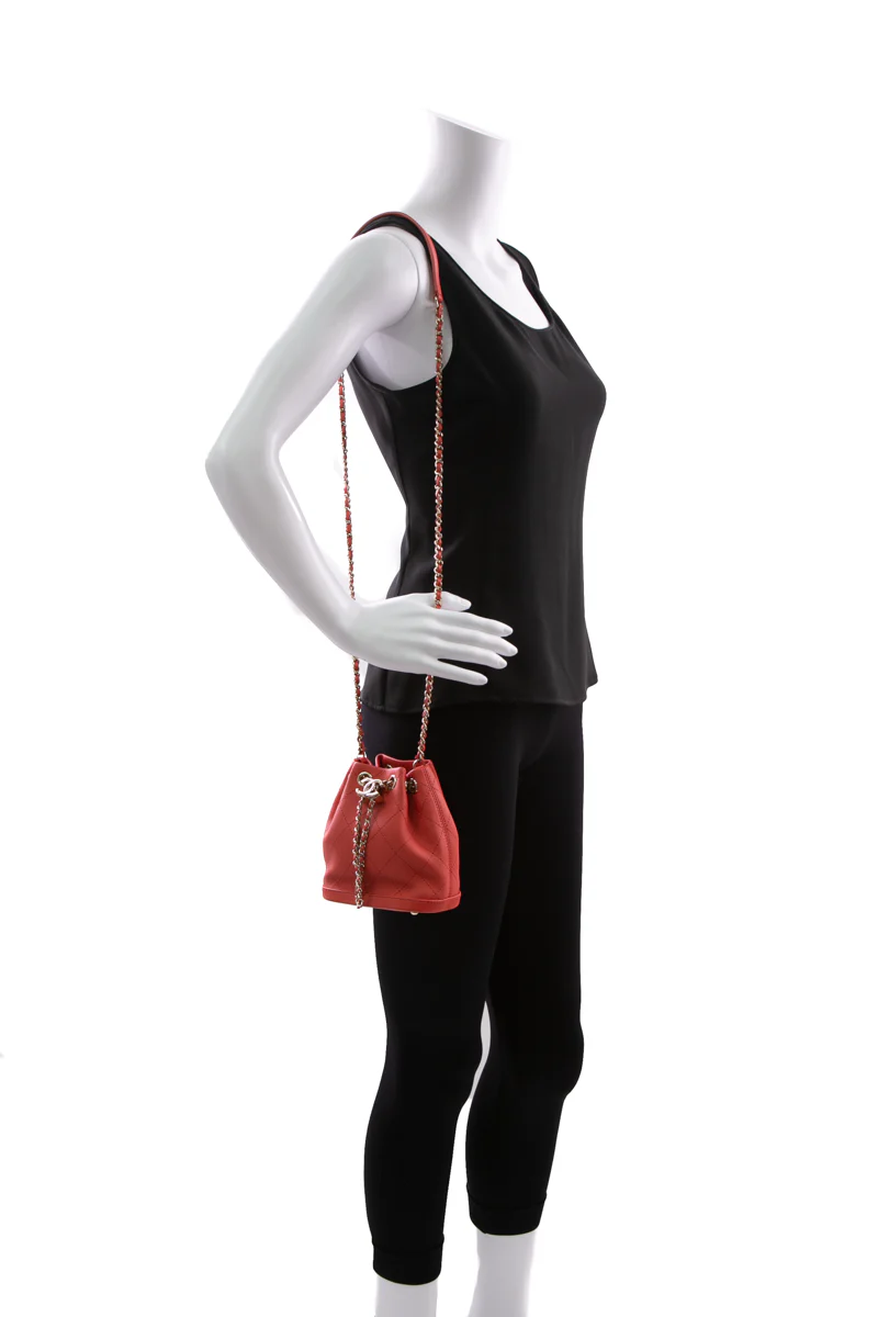 Mini Drawstring CC Bucket Bag - Image 3