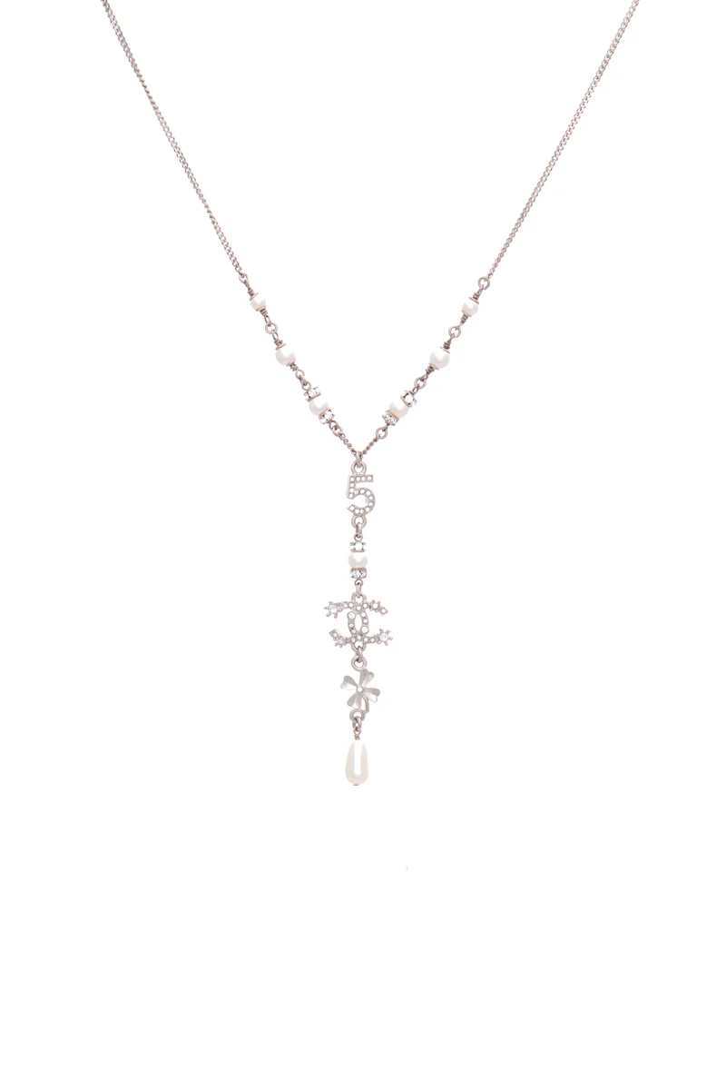 CC Crystal Drop Necklace