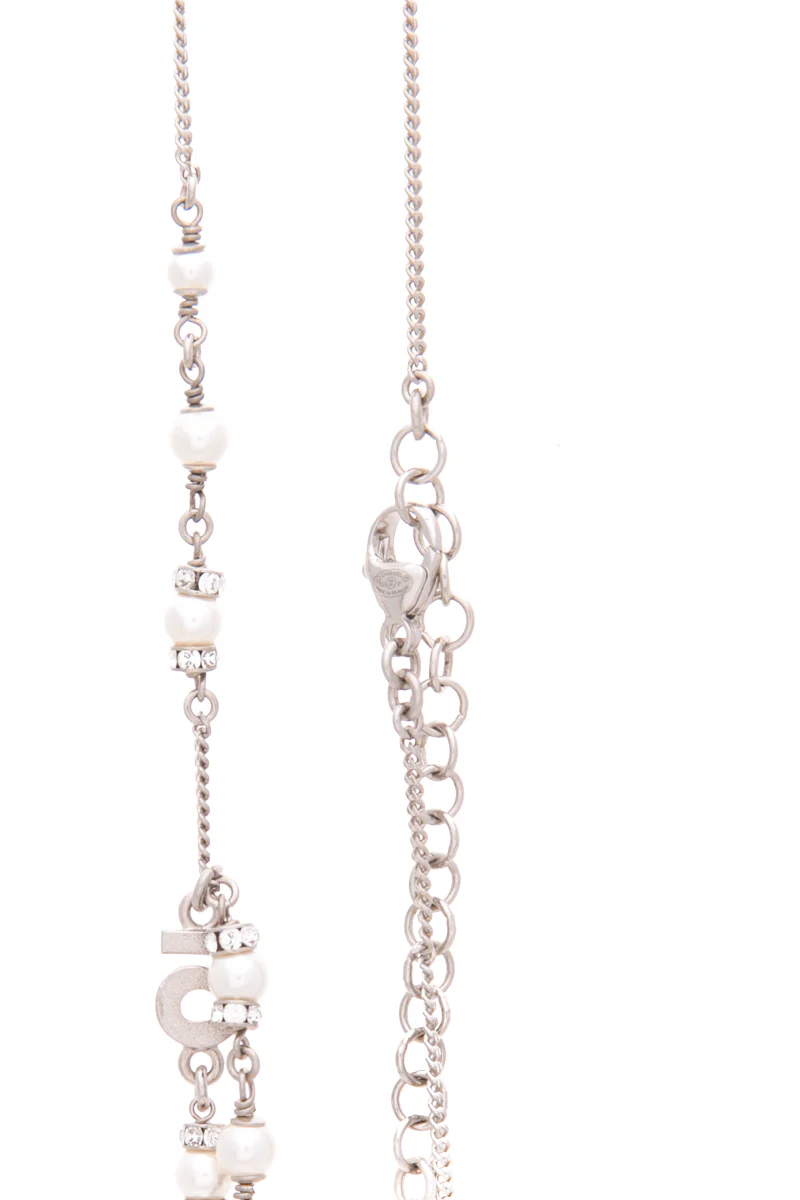 CC Crystal Drop Necklace - Image 4