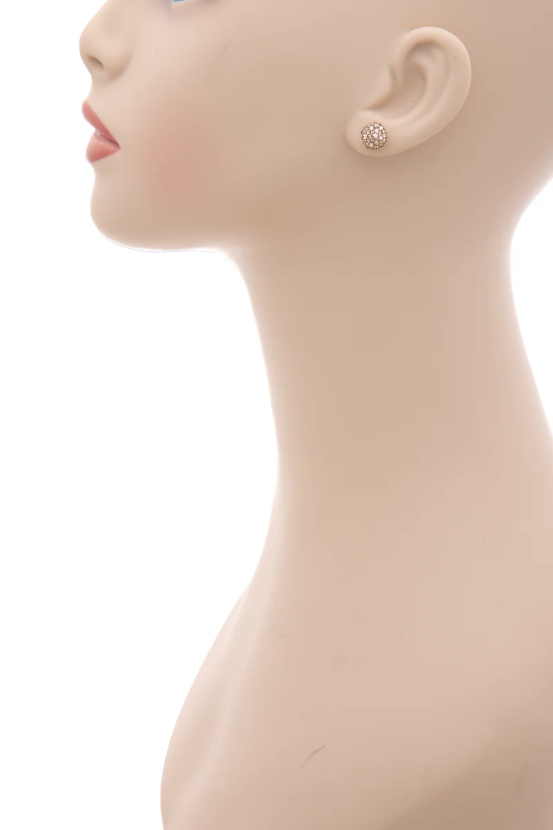 Cushion Stud Earrings - Image 2