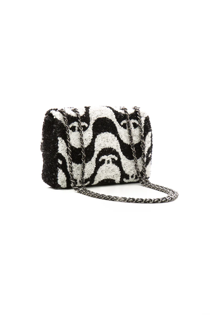 Sequin Mini Rectangular Flap Bag - Image 3