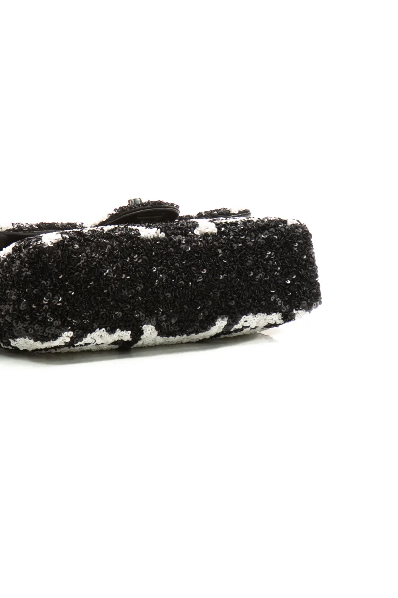 Sequin Mini Rectangular Flap Bag - Image 4