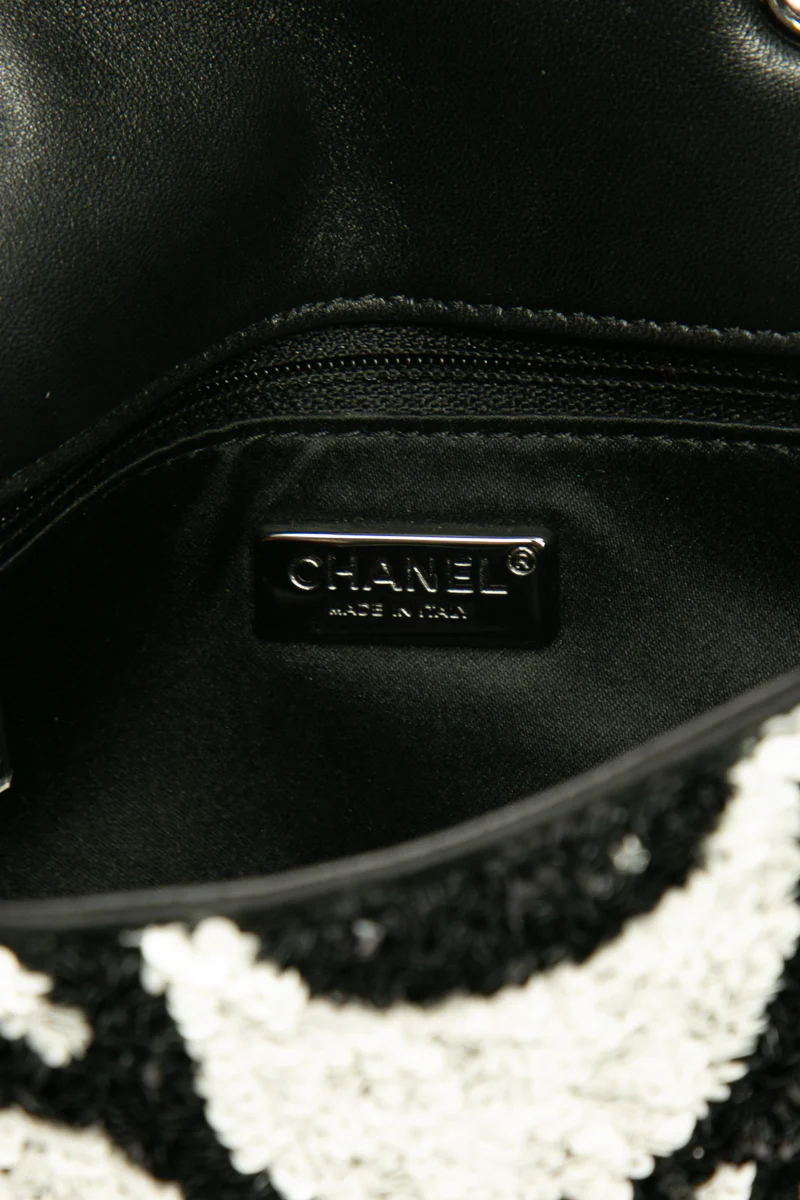 Sequin Mini Rectangular Flap Bag - Image 8
