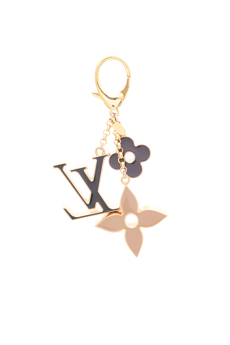 Fleur De Monogram Bag Charm - Image 2