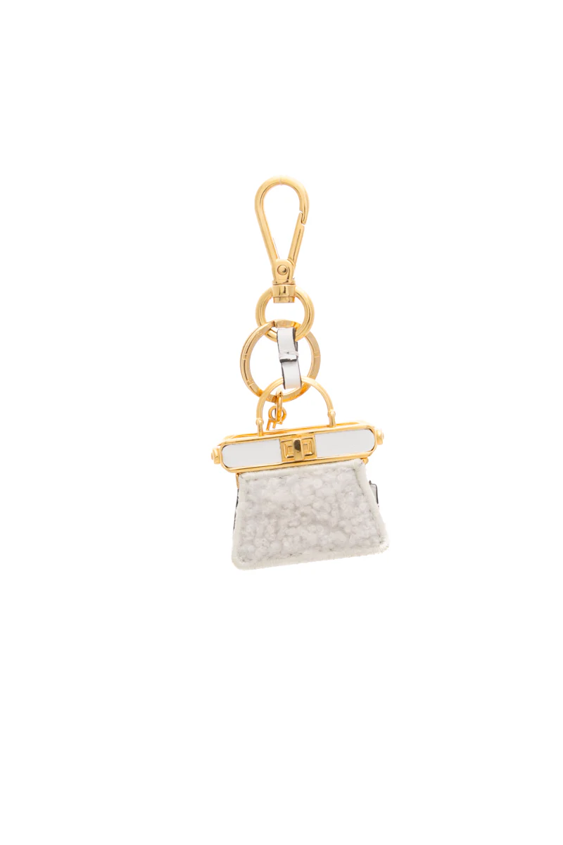 Fendiroma Peekaboo Key Ring Bag Charm - Image 3