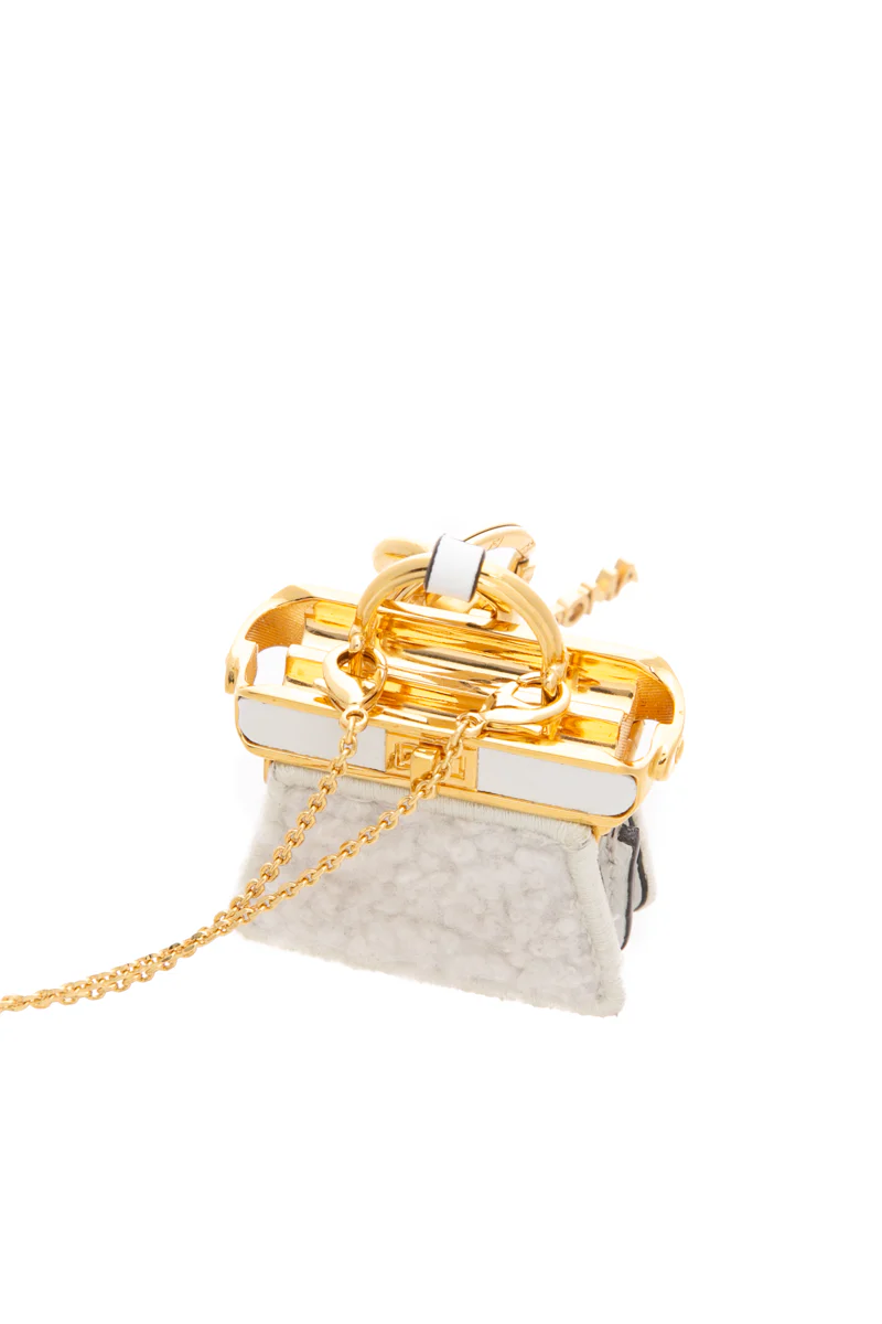 Fendiroma Peekaboo Key Ring Bag Charm - Image 5