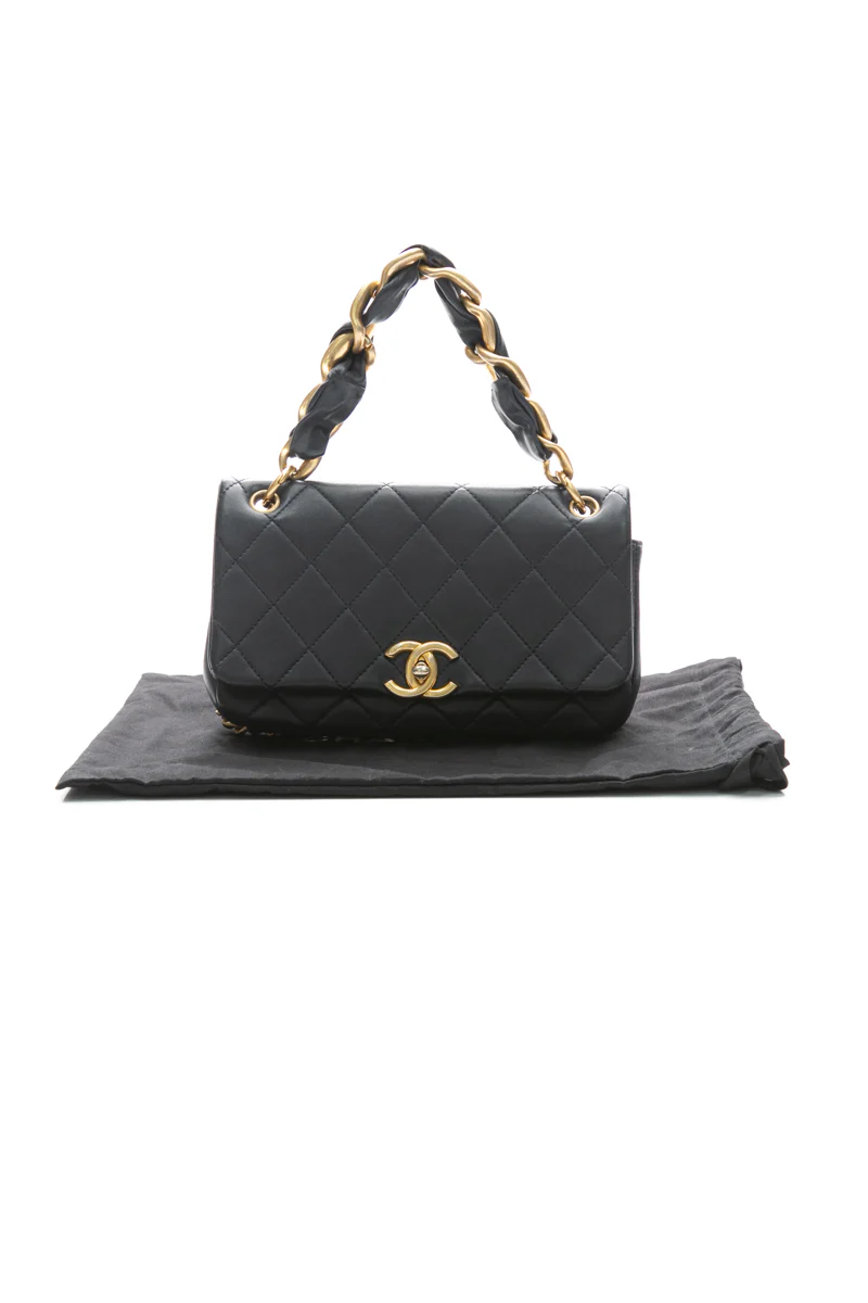 Medium Chain Is More Flap Bag - Image 13