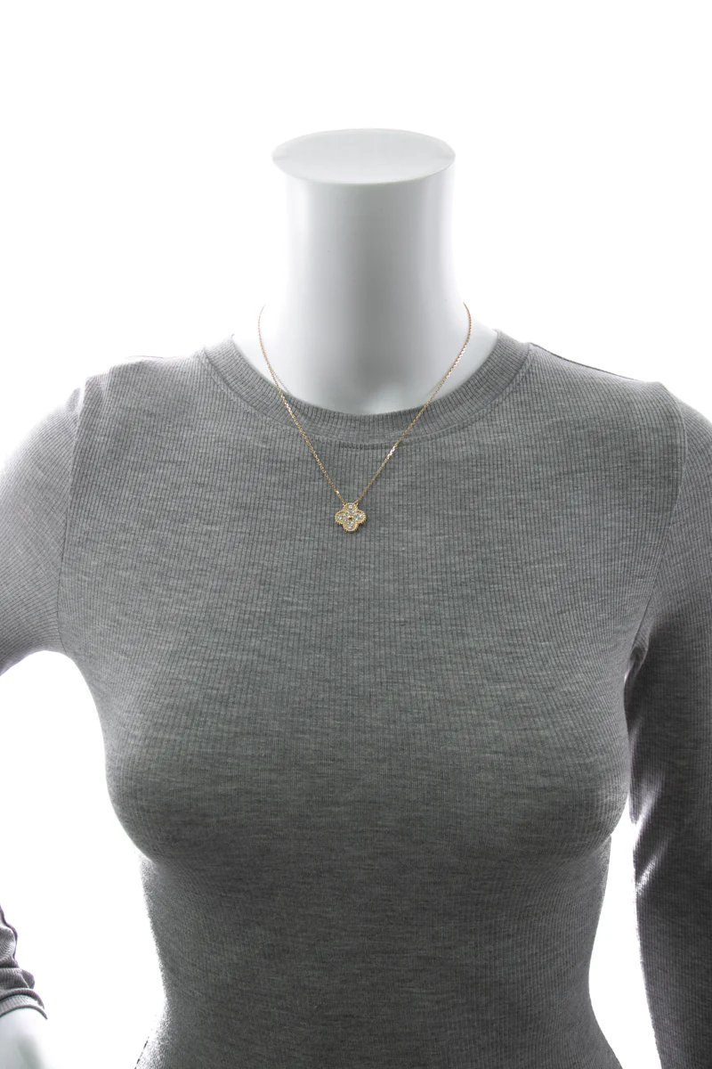 Vintage Alhambra Pendant Necklace - Image 2