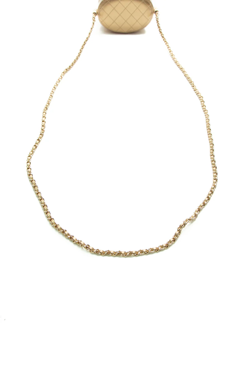 Round Vanity Clutch with Chain - Image 6