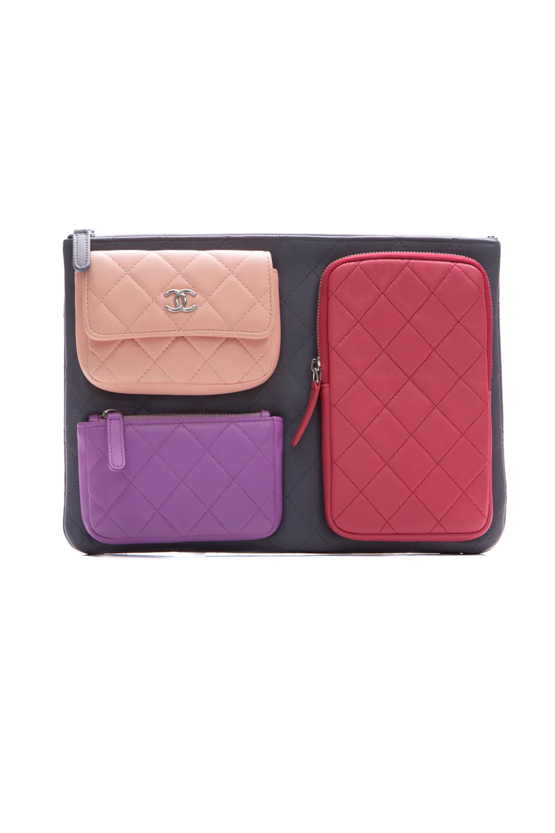 Multipocket Quilted Pouch