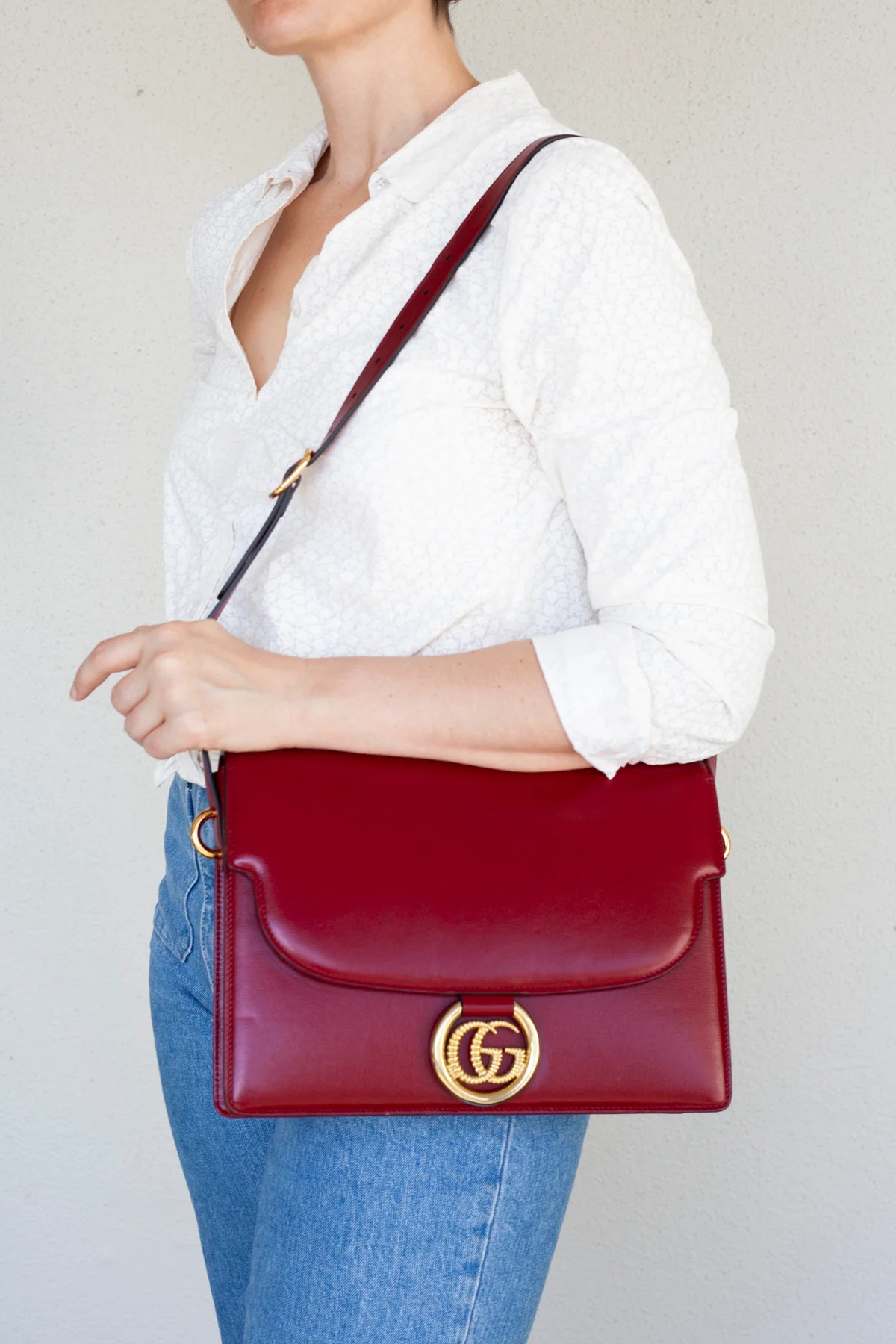 Torchon Ring Medium Flap Bag - Image 2