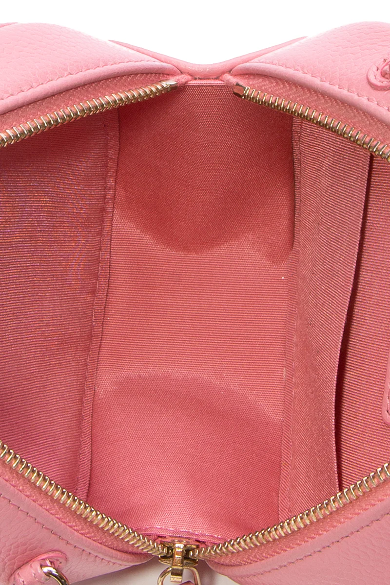 Round Camellia Chain Mini Bag - Image 10