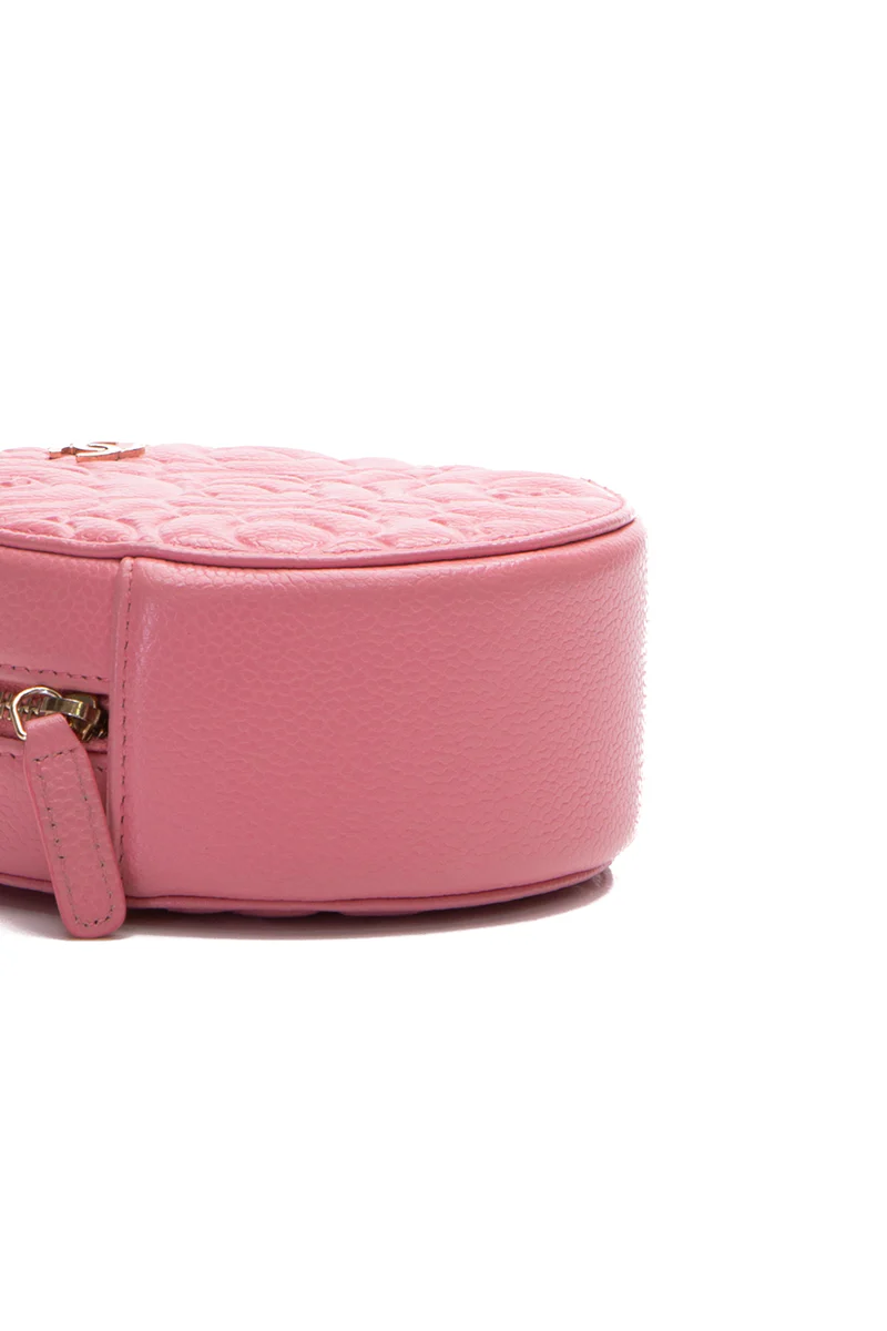 Round Camellia Chain Mini Bag - Image 5