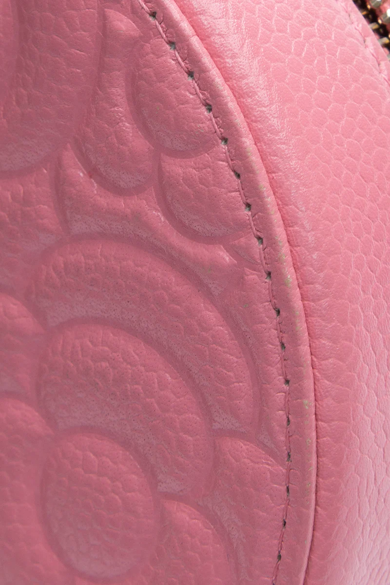 Round Camellia Chain Mini Bag - Image 7