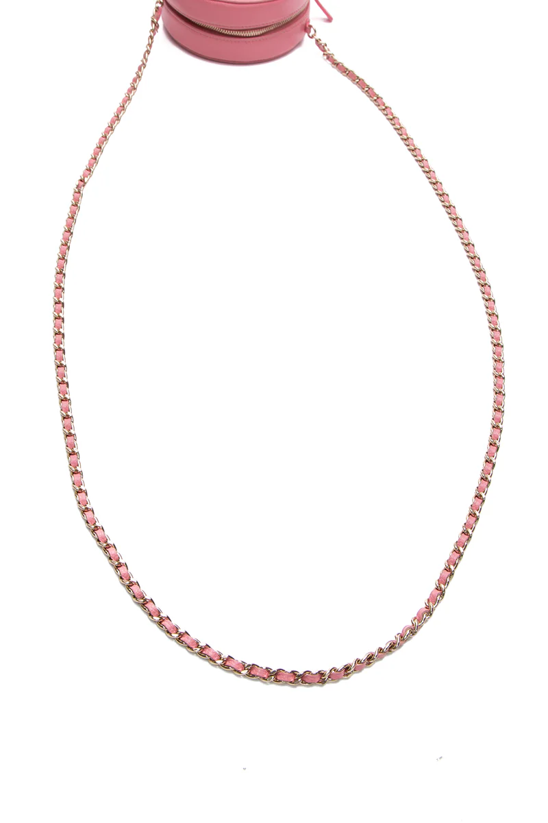 Round Camellia Chain Mini Bag - Image 8
