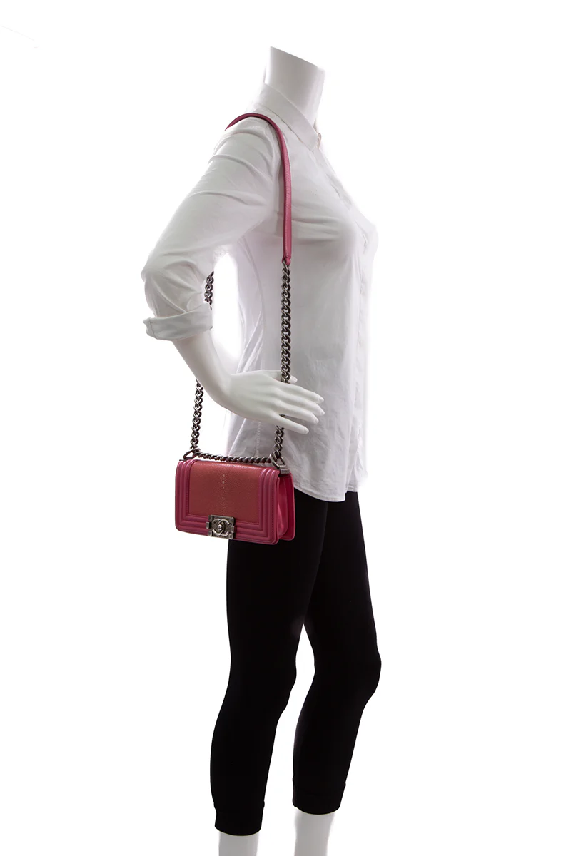 Galuchat Stingray Small Boy Bag - Image 3