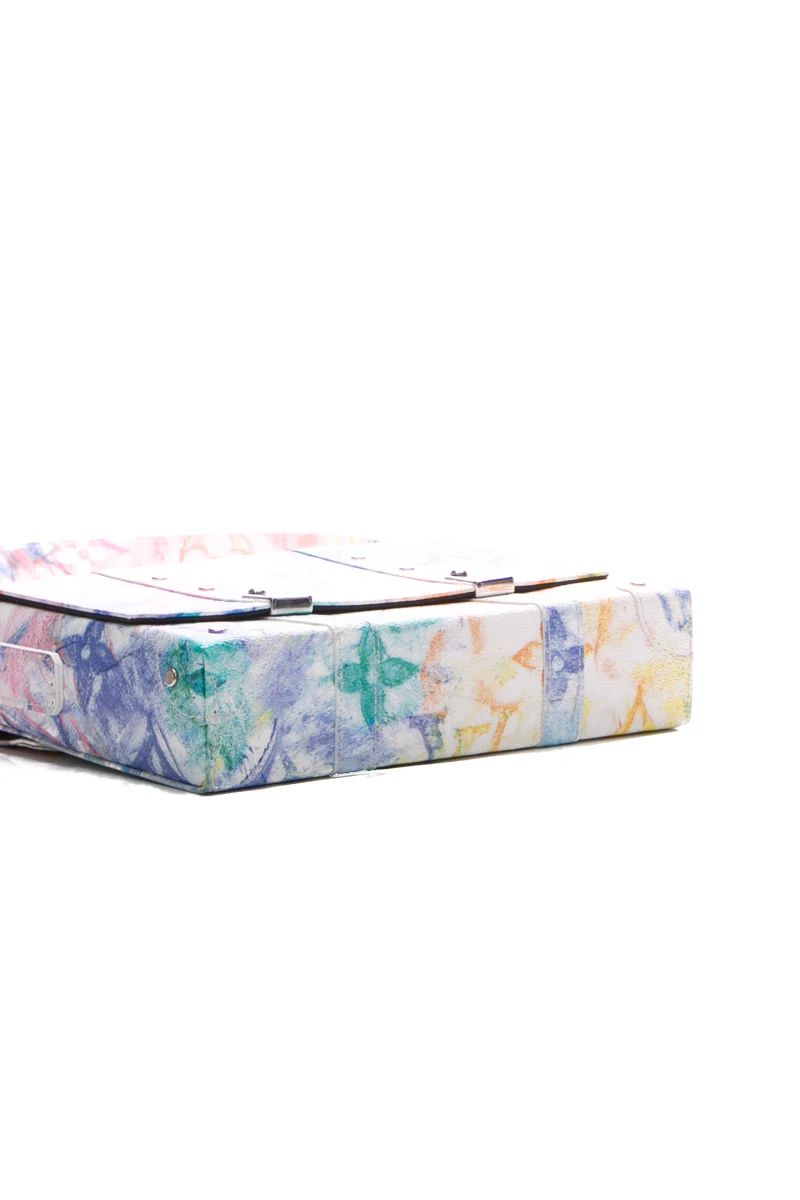Watercolor Soft Trunk Messenger Bag - Image 5